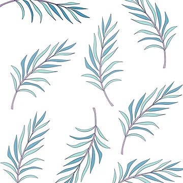 Artwork thumbnail, Leaves pattern  by RK-Artist