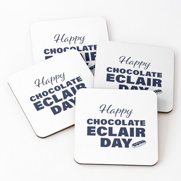 Item preview, Happy Chocolate Eclair Day! designed and sold by FunFactsFactory.