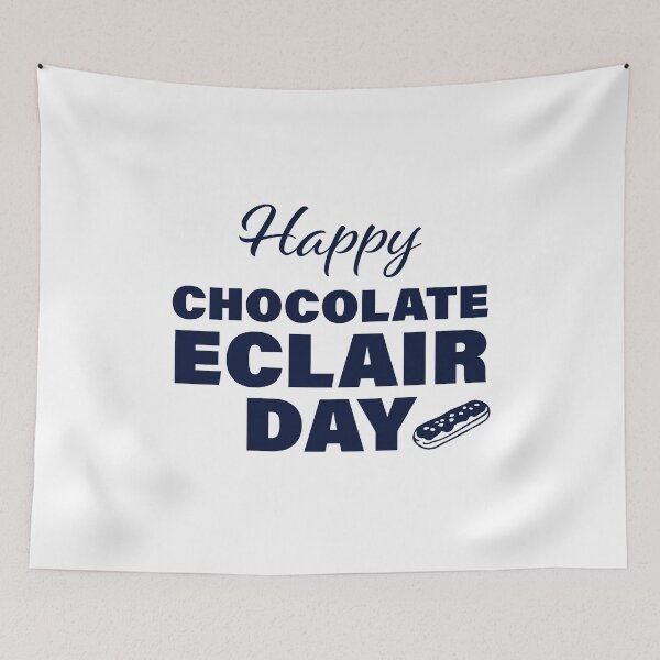 Item preview, Happy Chocolate Eclair Day! designed and sold by FunFactsFactory.
