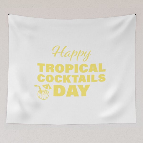 Item preview, Happy Tropical Cocktails Day! designed and sold by FunFactsFactory.