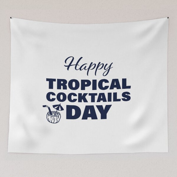 Item preview, Happy Tropical Cocktails Day! designed and sold by FunFactsFactory.