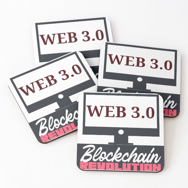 Item preview, web 3.0 - Blockchain Revolution designed and sold by Cryptotease.