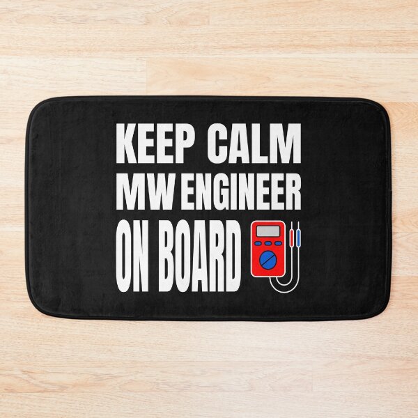 Item preview, Keep Calm Microwave Engineer On board designed and sold by DAFIN.