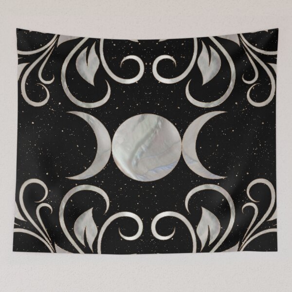 Item preview, Triple Moon - Triple Goddess - Mother of Pearl designed and sold by k9printart.
