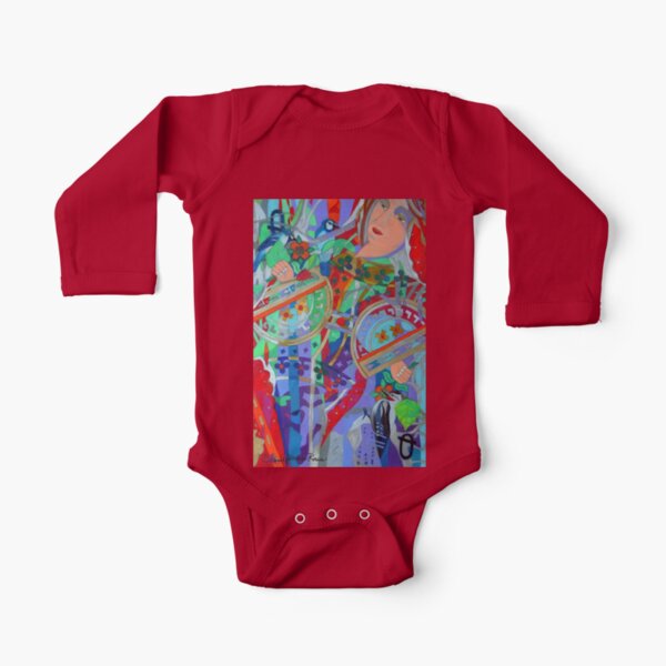 Queen of the Birch Trees Long Sleeve Baby One-Piece