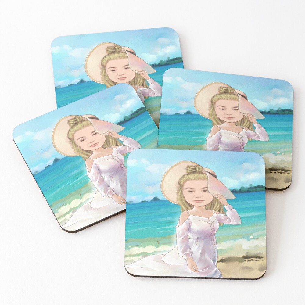 Item preview, Coasters (Set of 4) designed and sold by RokanaStore.