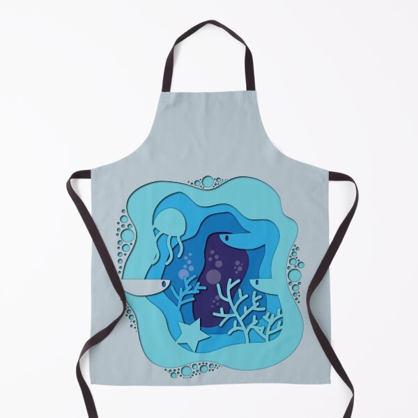 Item preview, Deep in the ocean 3D papercut layers designed and sold by FunnyChameleon.
