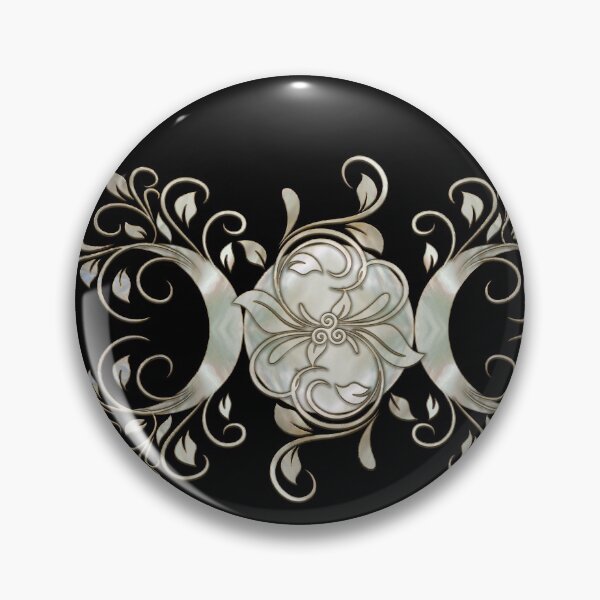 Item preview, Triple Moon - Mother of Pearl Ornament designed and sold by k9printart.