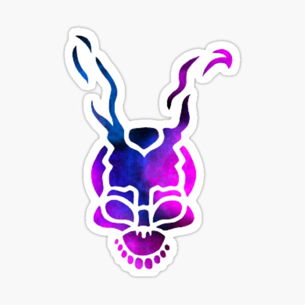 "Frank The Bunny Donnie Darko Fan Art" Sticker by daysiasdoodles