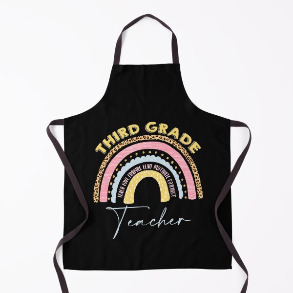 Item preview, Third Grade Teacher Leopard Rainbow Back To School designed and sold by elisamarez97.