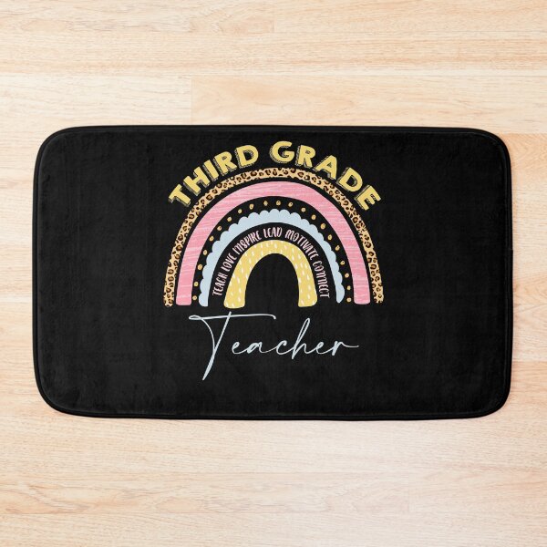 Item preview, Third  Grade Teacher Leopard Rainbow Back To School designed and sold by elisamarez97.