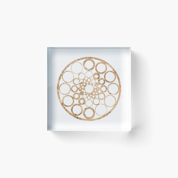 Artikelvorschau, Gold Glyph T-ShirtGold Geometrische Glyphe Mandala Sigil Rune Sign Seal - 097 entworfen und verkauft von DelwynDan.