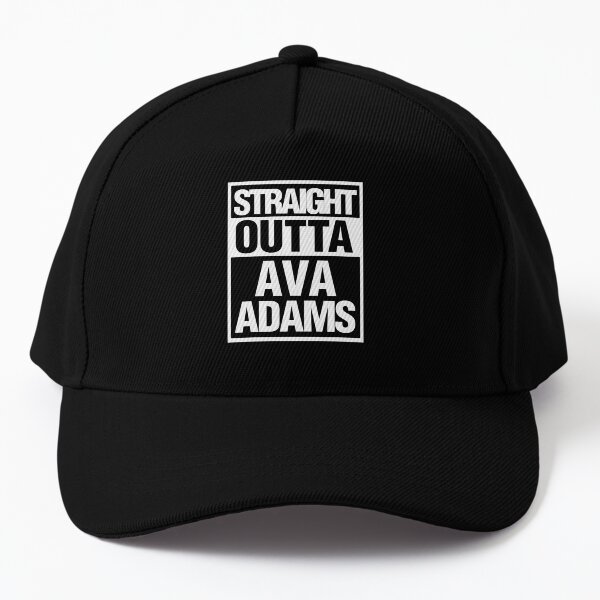 Direkt aus Ava Adams Schwarz und Weiß Baseball Cap