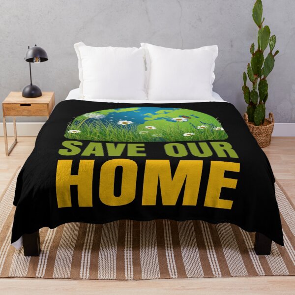 Item preview, Save Our Home T-Shirt, Environmentalist Gift, Save The Planet, Global Warming, Activist Shirt, Climate Change, Protect The Earth designed and sold by UrbanJupiter1.