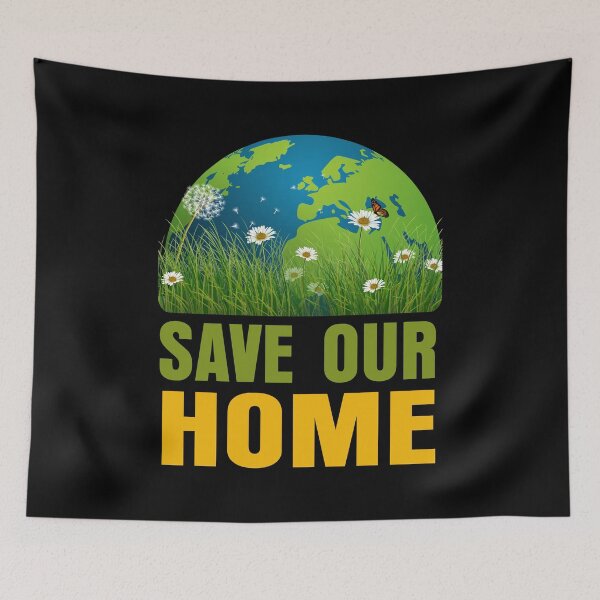 Item preview, Save Our Home T-Shirt, Environmentalist Gift, Save The Planet, Global Warming, Activist Shirt, Climate Change, Protect The Earth designed and sold by UrbanJupiter1.