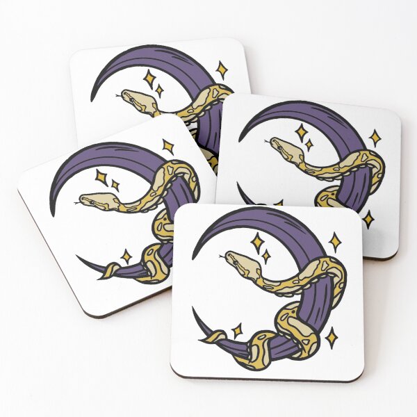 Item preview, Lunar Emporium Logo - Snake and Moon  designed and sold by daysiasdoodles.