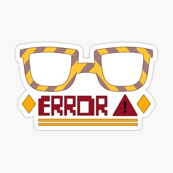 707 ERROR Sticker
