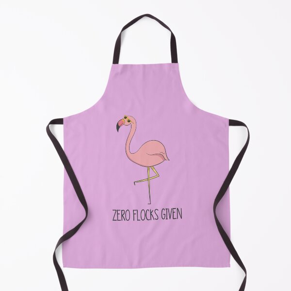 Item preview, Zero Flocks Given- Funny Flamingo Gift designed and sold by DreamyPanda.