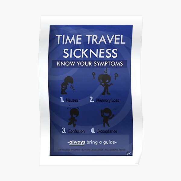 Time Travel Sickness Poster
