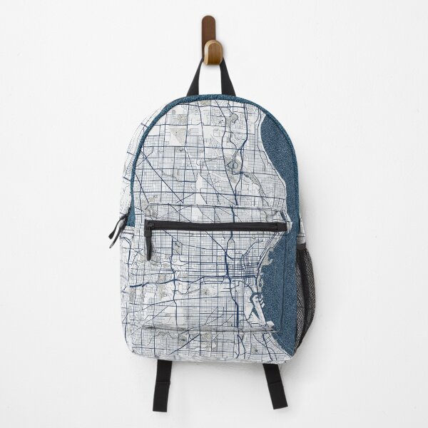 Item preview, Milwaukee City Map of Wisconsin, USA - Coastal designed and sold by deMAP.