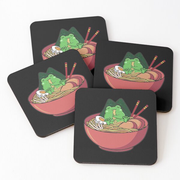 Item preview, Ramen Frog Funny Cute Japanse pop art designed and sold by alenaz.