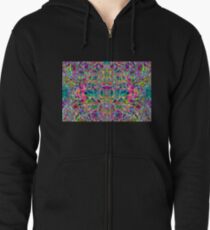 Blur Zipped Hoodie