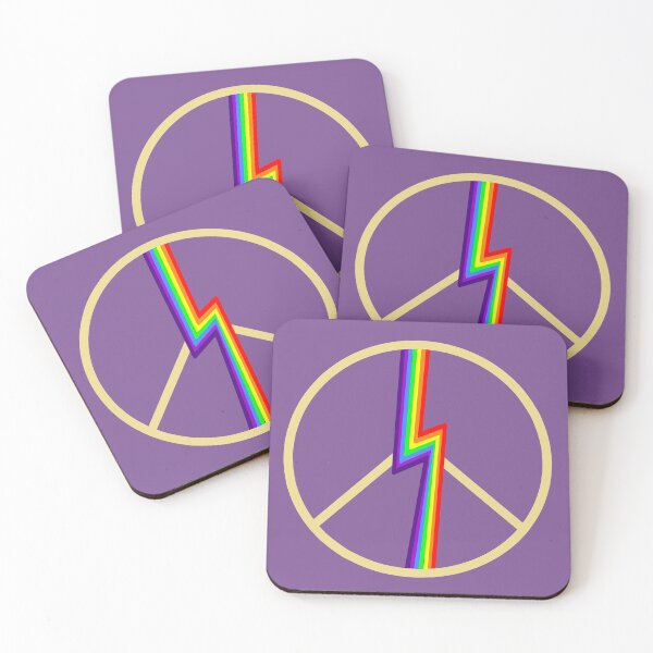 Item preview, Peace logo [rainbow colors] designed and sold by Dhruthi Shetty.