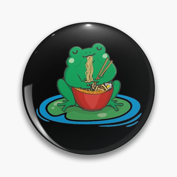 Item preview, Funny Frog Ramen Food Art Cute designed and sold by alenaz.