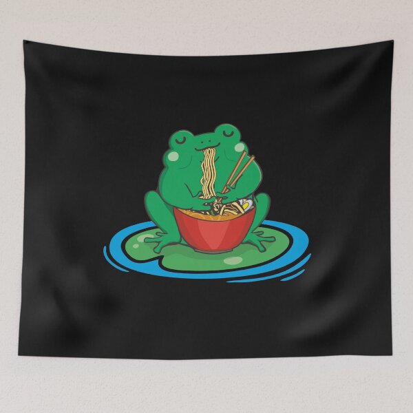 Item preview, Funny Frog Ramen Food Art Cute designed and sold by alenaz.