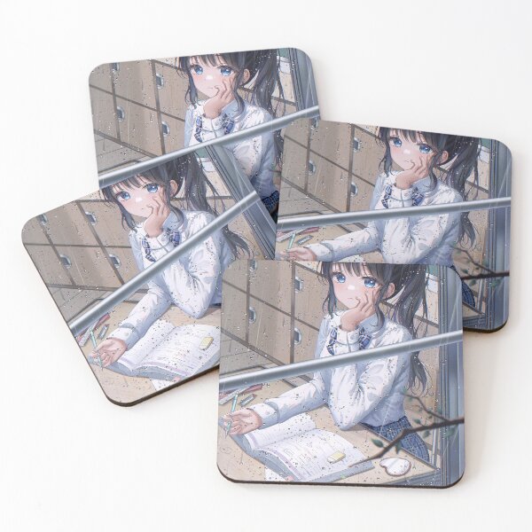 Item preview, Cute girl studying designed and sold by LokShyu.