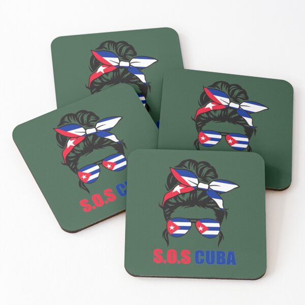 Item preview, Messy Bun SOS Cuba Flag Free Cuba Unisex designed and sold by SouthernYall.