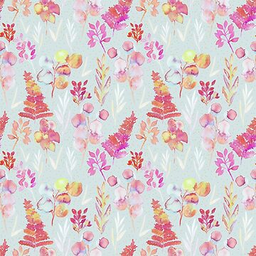 Vorschaubild zum Design Blätter in Rose gelb Muster von RanitasArt