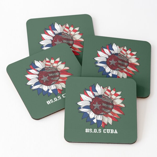 Item preview, Sos Cuba Sunflower SOS Cuba Flag designed and sold by SouthernYall.