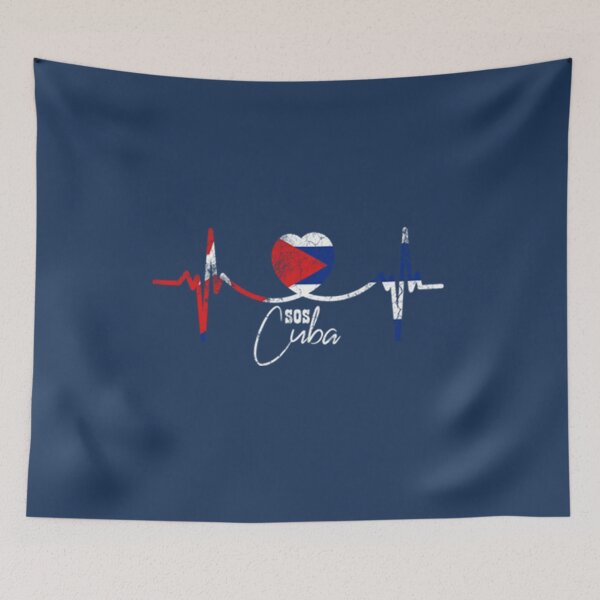 Item preview, Cuba SOS Heart beat designed and sold by SouthernYall.