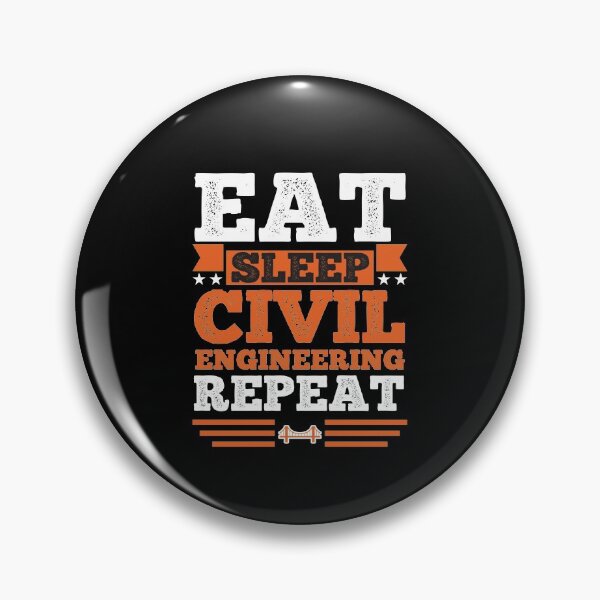 Item preview, Civil Enginnering. Eat. Sleep designed and sold by orlumbuspirate.