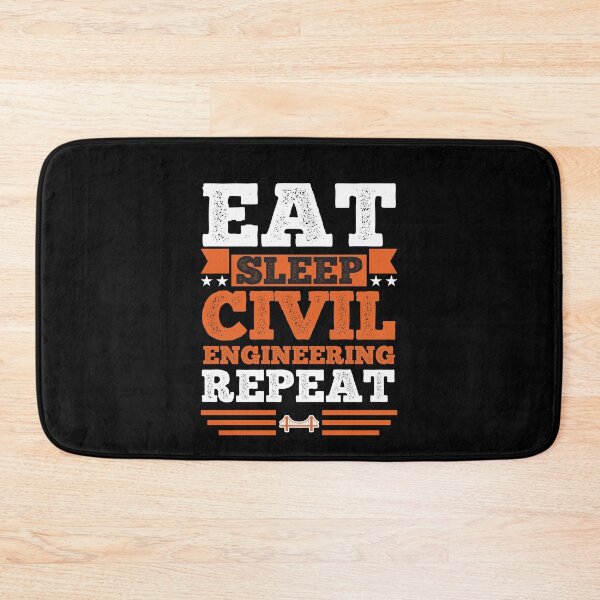 Item preview, Civil Enginnering. Eat. Sleep designed and sold by orlumbuspirate.