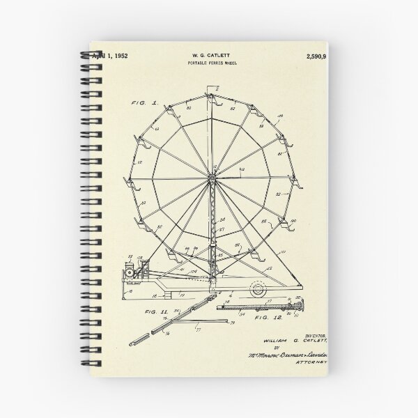 Item preview, Portable Ferris Wheel-1952 designed and sold by paulrommer.