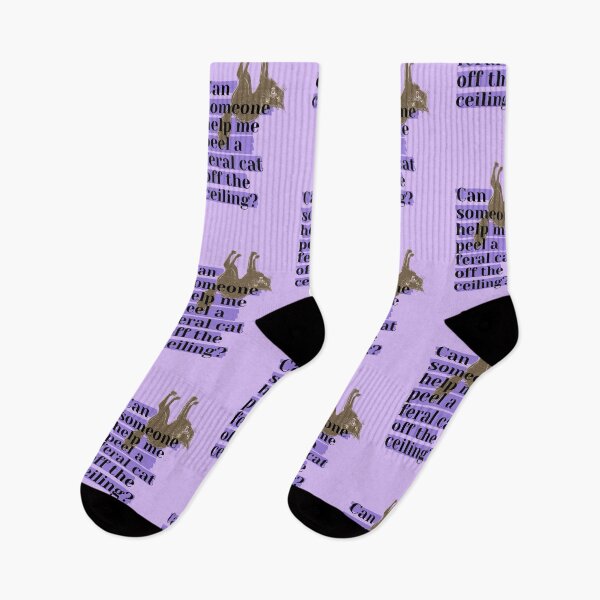 Item preview, Can someone help me peel a feral cat off the ceiling? designed and sold by Verubi.