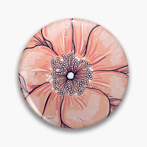 Item preview, Minimalist flower design designed and sold by Mamichiki.