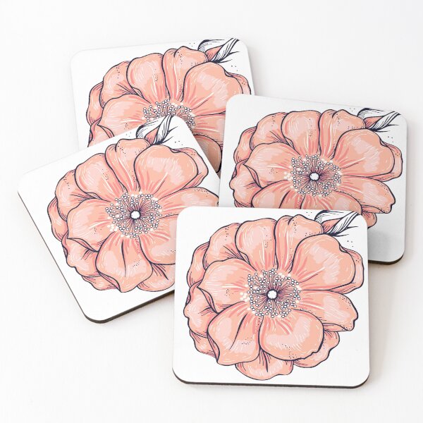 Item preview, Minimalist flower design designed and sold by Mamichiki.