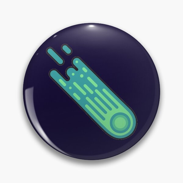 Item preview, Green Comet - Sticker designed and sold by Nightlight0.