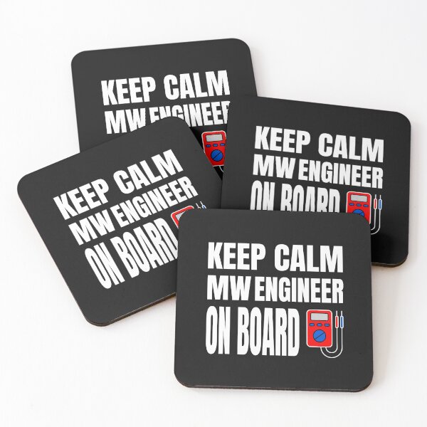 Item preview, Keep Calm Microwave Engineer On board designed and sold by DAFIN.