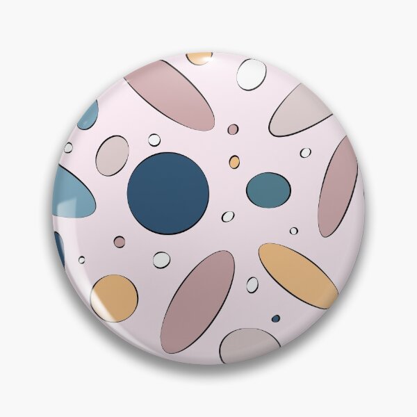 Item preview, Ellipse circle funny pattern pink designed and sold by MarS-4b-Art.