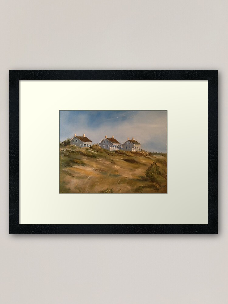 Alternate view of Captain Charlie's I, II, and III, Bald Head Island Framed Art Print