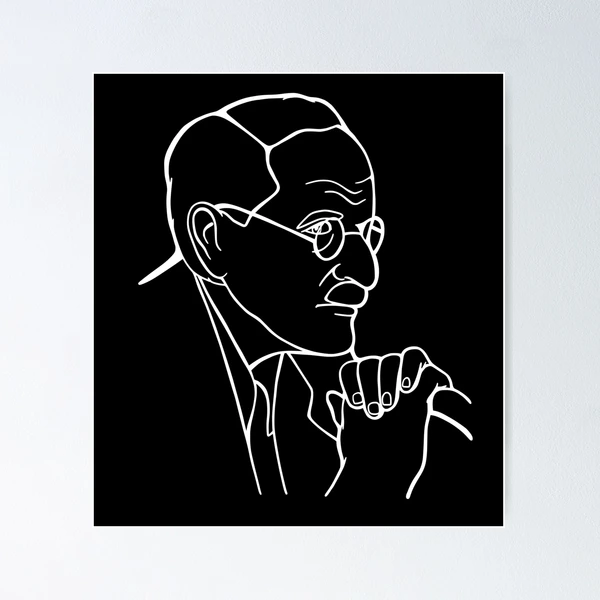 Carl Jung Artwork, Carl Jung Portrait, Carl Jung Wall Art  Greeting Card  for Sale by Suyogsonar25