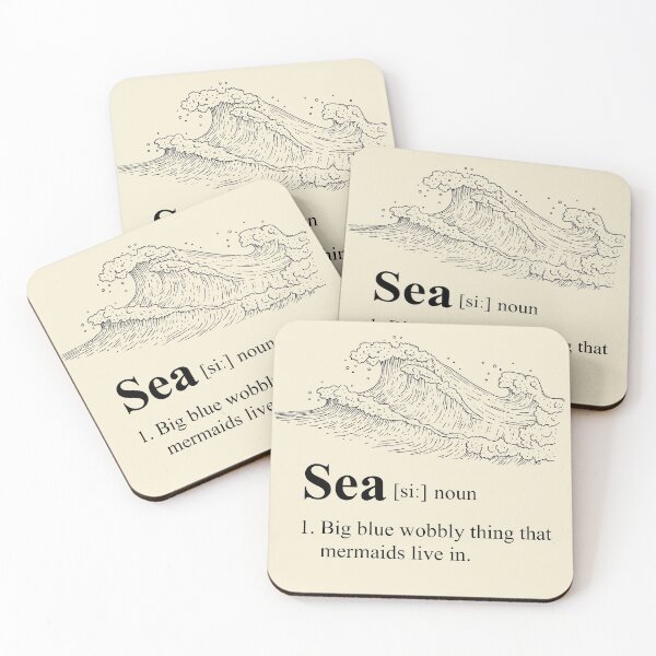 Item preview, Sea Dictionary Definition: Big Blue Wibbly Wobbly Thing designed and sold by McPod.