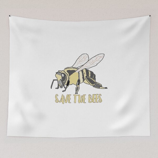 Item preview, Save The Bees Drawing designed and sold by RevolutionInPaint.