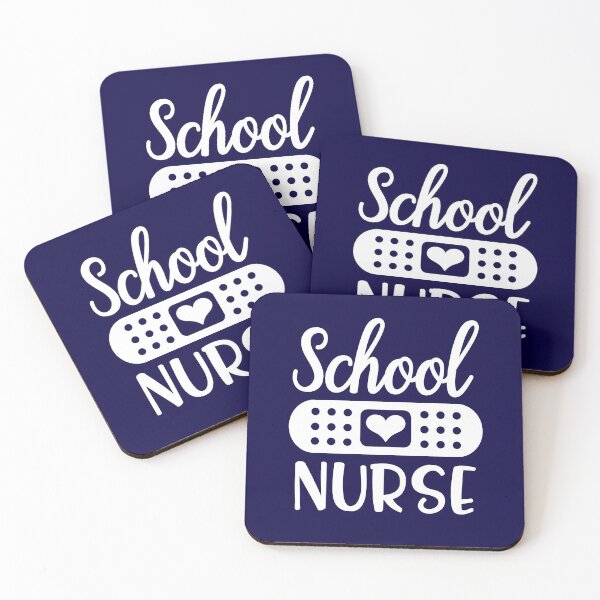 Item preview, School nurse - nurse gift (white/grey) designed and sold by PickaSticka.