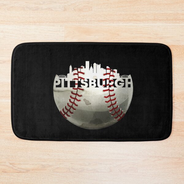 Item preview, Outstanding Pittsburgh Baseball Ball With Real Pittsburgh Skyline From Pennsylvania designed and sold by Urosek.