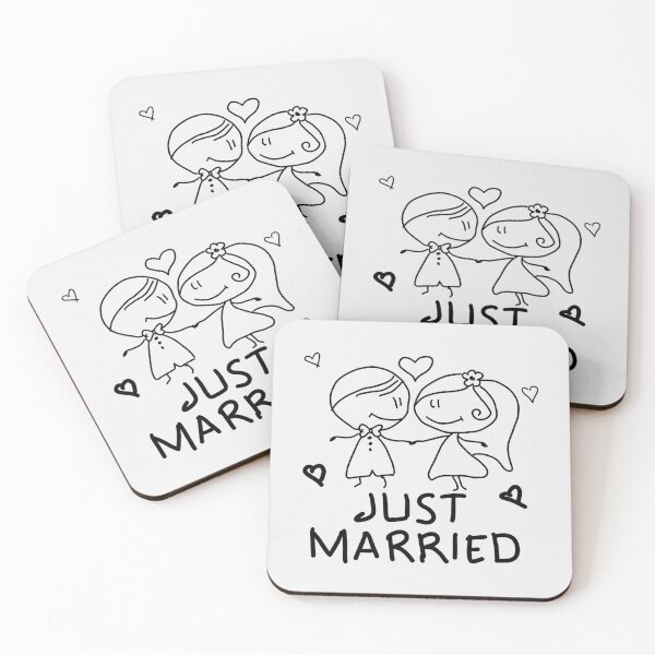 Item preview, Funny - Just  Married designed and sold by Pavnud.